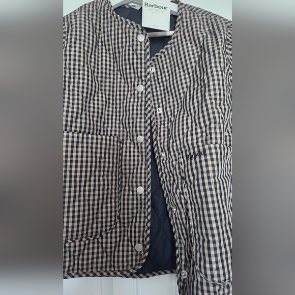 Barbour Check Monroe Quilt Jacket - Picture 7 of 15